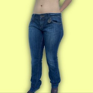 Low Waist Dark Wash Jeans